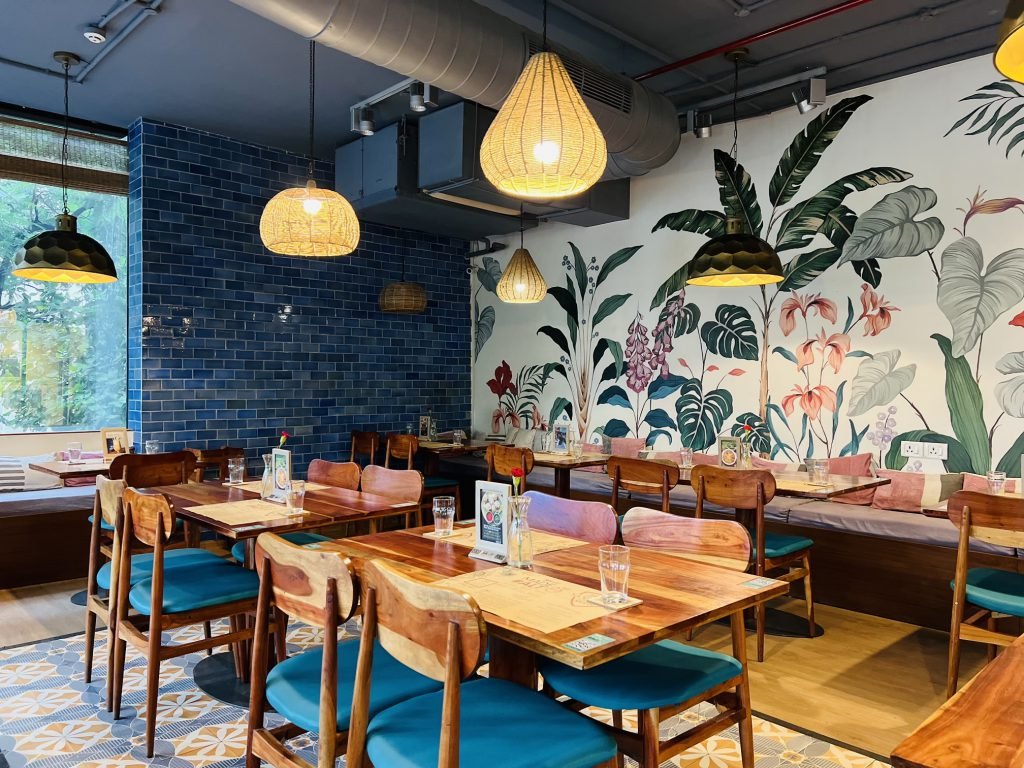 Fabindia Cafe interior New Delhi