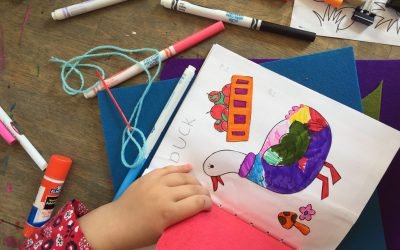 Crafting your own Felt Flap Book